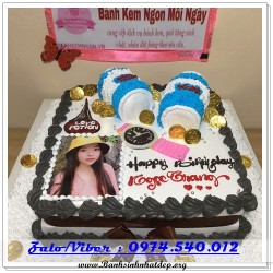 Mẫu Bánh Sinh Nhật Đẹp - A251